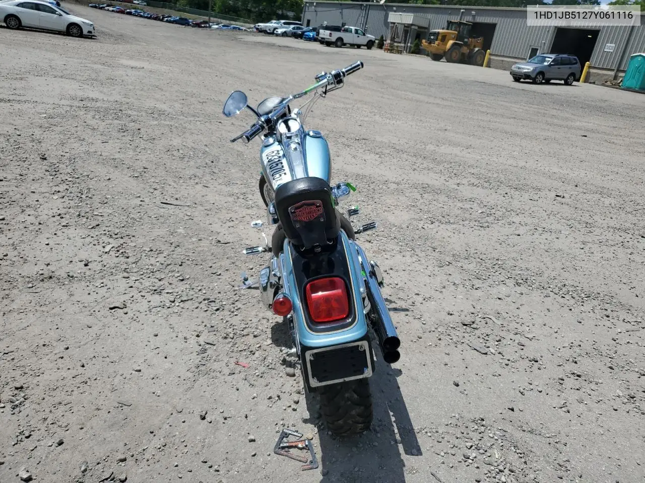 2007 Harley-Davidson Fxstd VIN: 1HD1JB5127Y061116 Lot: 62315705