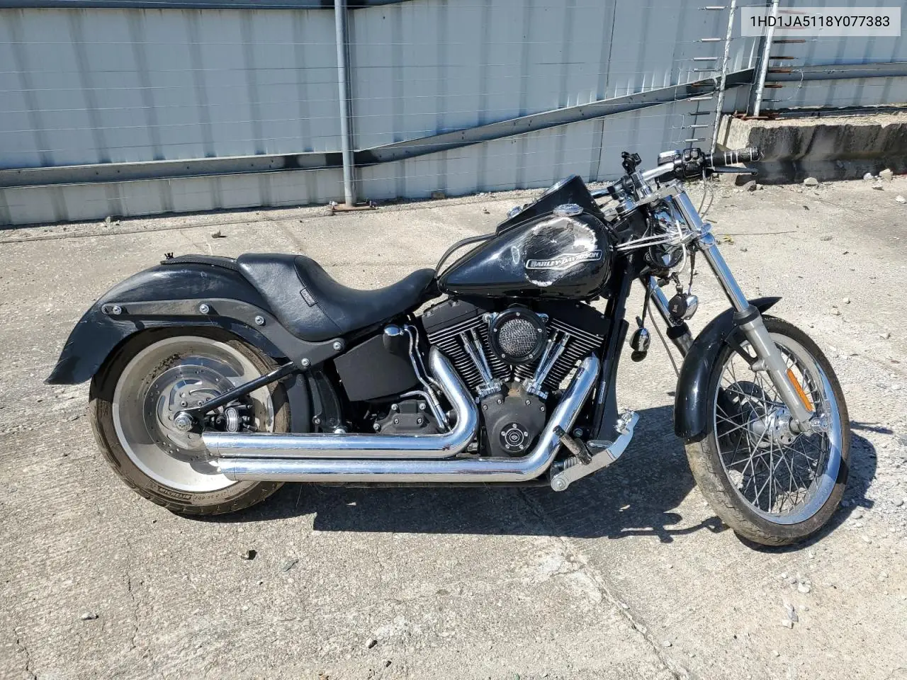 2008 Harley-Davidson Fxstb VIN: 1HD1JA5118Y077383 Lot: 54813625