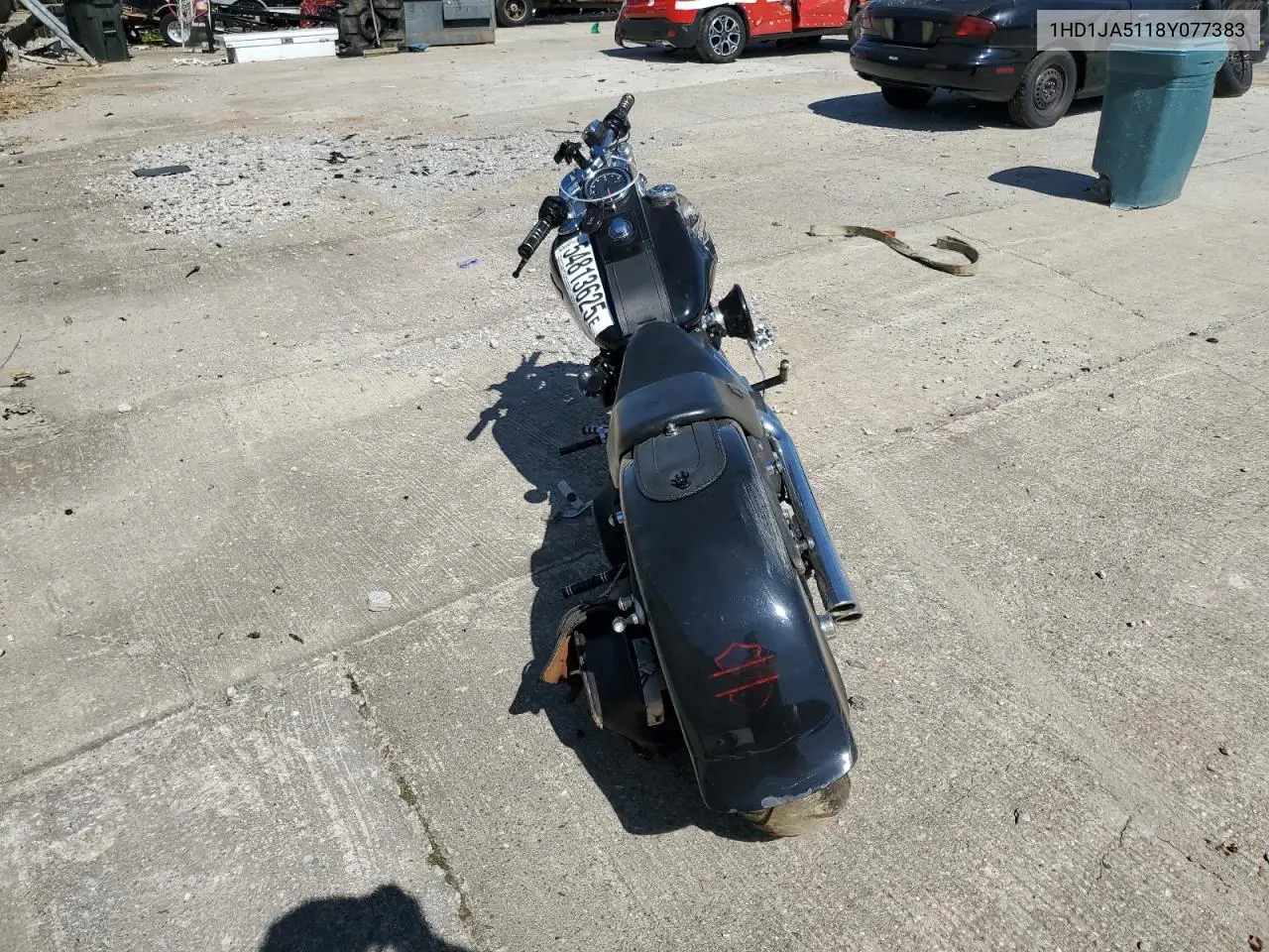 2008 Harley-Davidson Fxstb VIN: 1HD1JA5118Y077383 Lot: 54813625