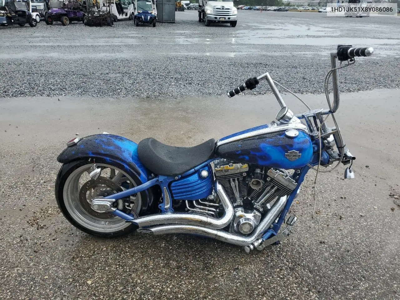 2008 Harley-Davidson Fxcwc VIN: 1HD1JK51X8Y086086 Lot: 58797715