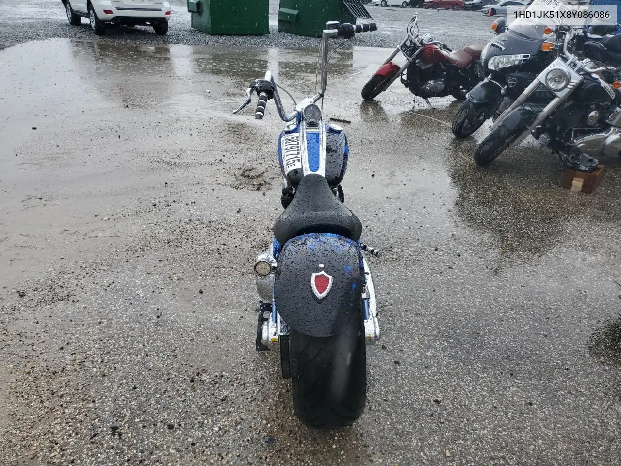 2008 Harley-Davidson Fxcwc VIN: 1HD1JK51X8Y086086 Lot: 58797715