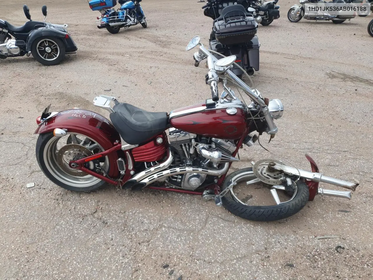 2010 Harley-Davidson Fxcwc VIN: 1HD1JK536AB016188 Lot: 60671135