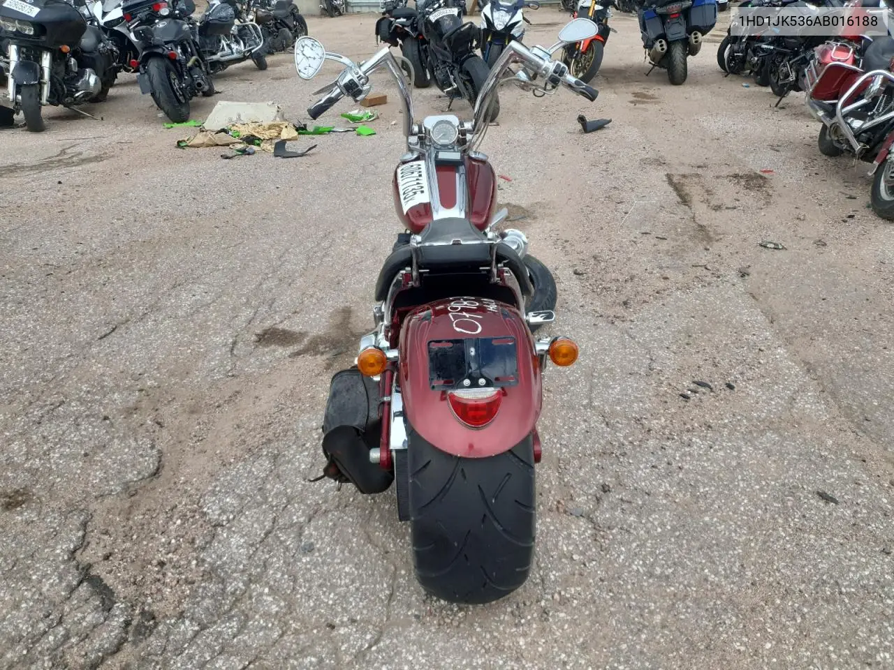 2010 Harley-Davidson Fxcwc VIN: 1HD1JK536AB016188 Lot: 60671135