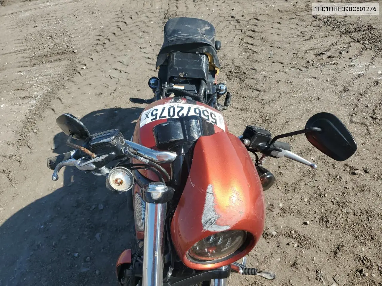 2011 Harley-Davidson Vrscdx VIN: 1HD1HHH39BC801276 Lot: 55672075