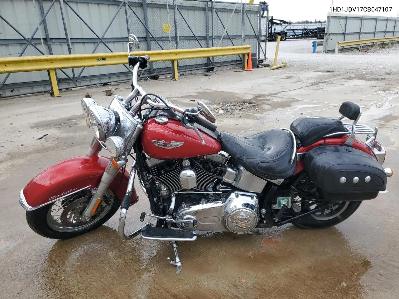 2012 Harley-Davidson Flstn Softail Deluxe VIN: 1HD1JDV17CB047107 Lot: 50630135