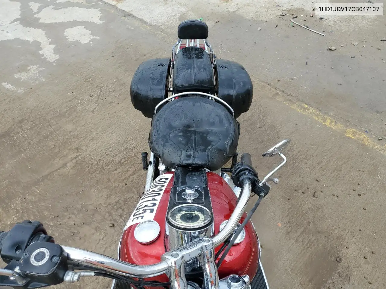 2012 Harley-Davidson Flstn Softail Deluxe VIN: 1HD1JDV17CB047107 Lot: 50630135