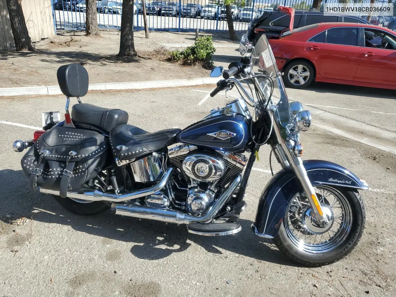 2012 Harley-Davidson Flstc Heritage Softail Classic VIN: 1HD1BWV18CB036609 Lot: 56934645