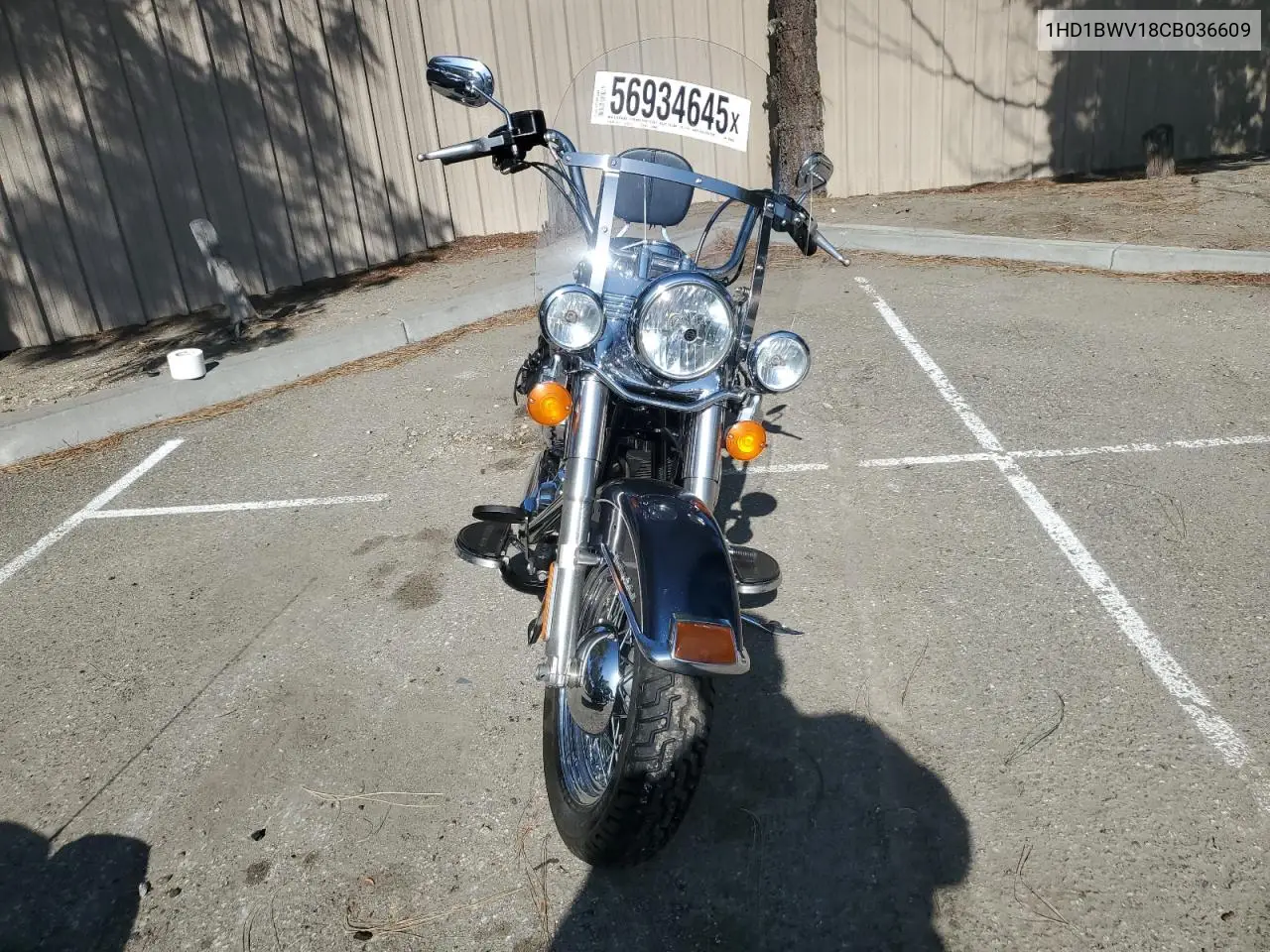 2012 Harley-Davidson Flstc Heritage Softail Classic VIN: 1HD1BWV18CB036609 Lot: 56934645