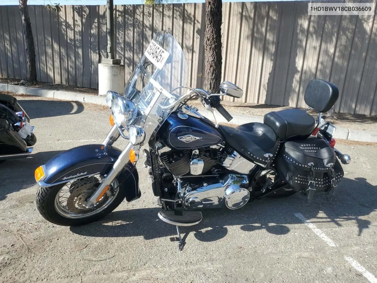 2012 Harley-Davidson Flstc Heritage Softail Classic VIN: 1HD1BWV18CB036609 Lot: 56934645