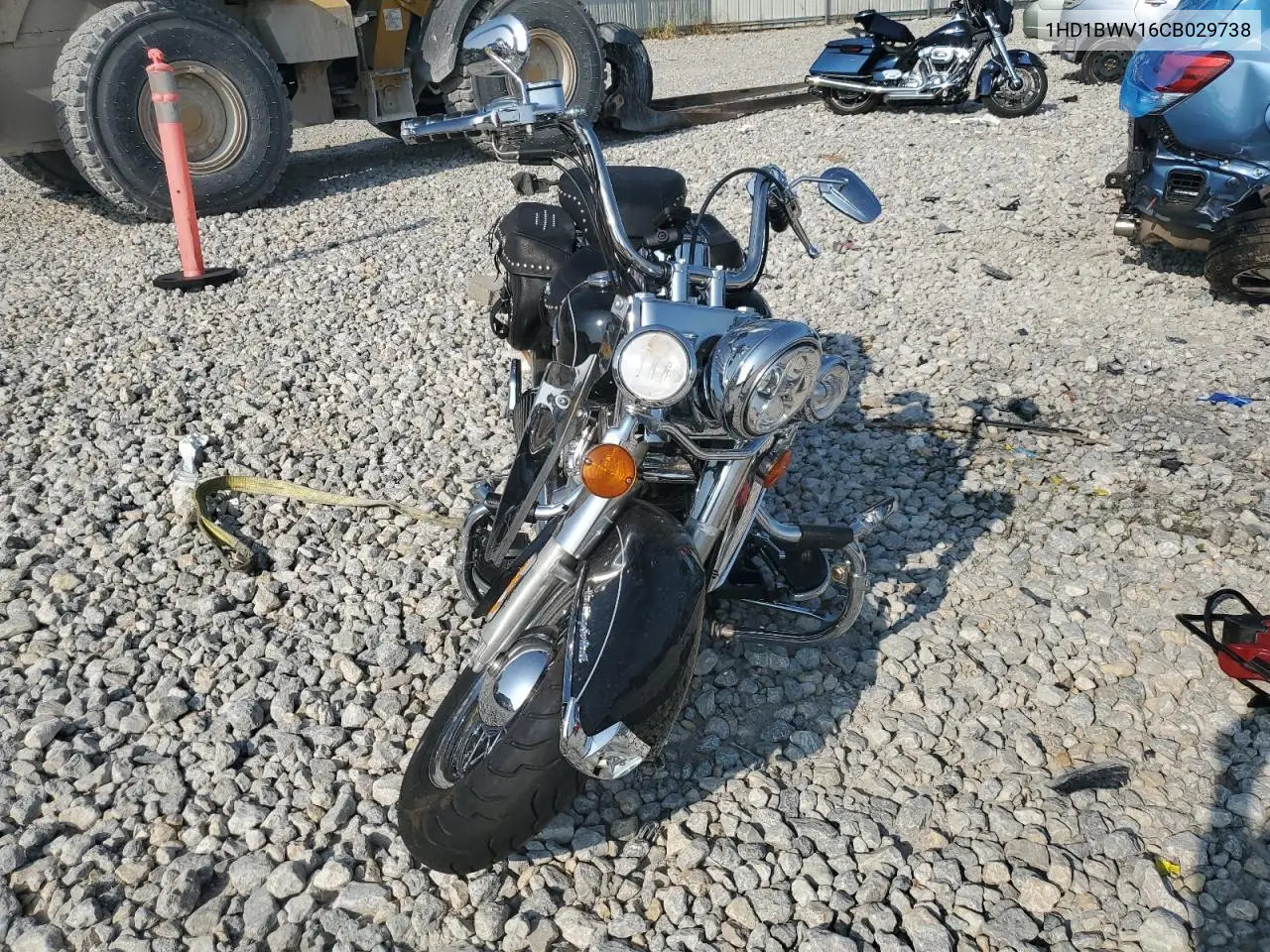 2012 Harley-Davidson Flstc Heritage Softail Classic VIN: 1HD1BWV16CB029738 Lot: 61100165
