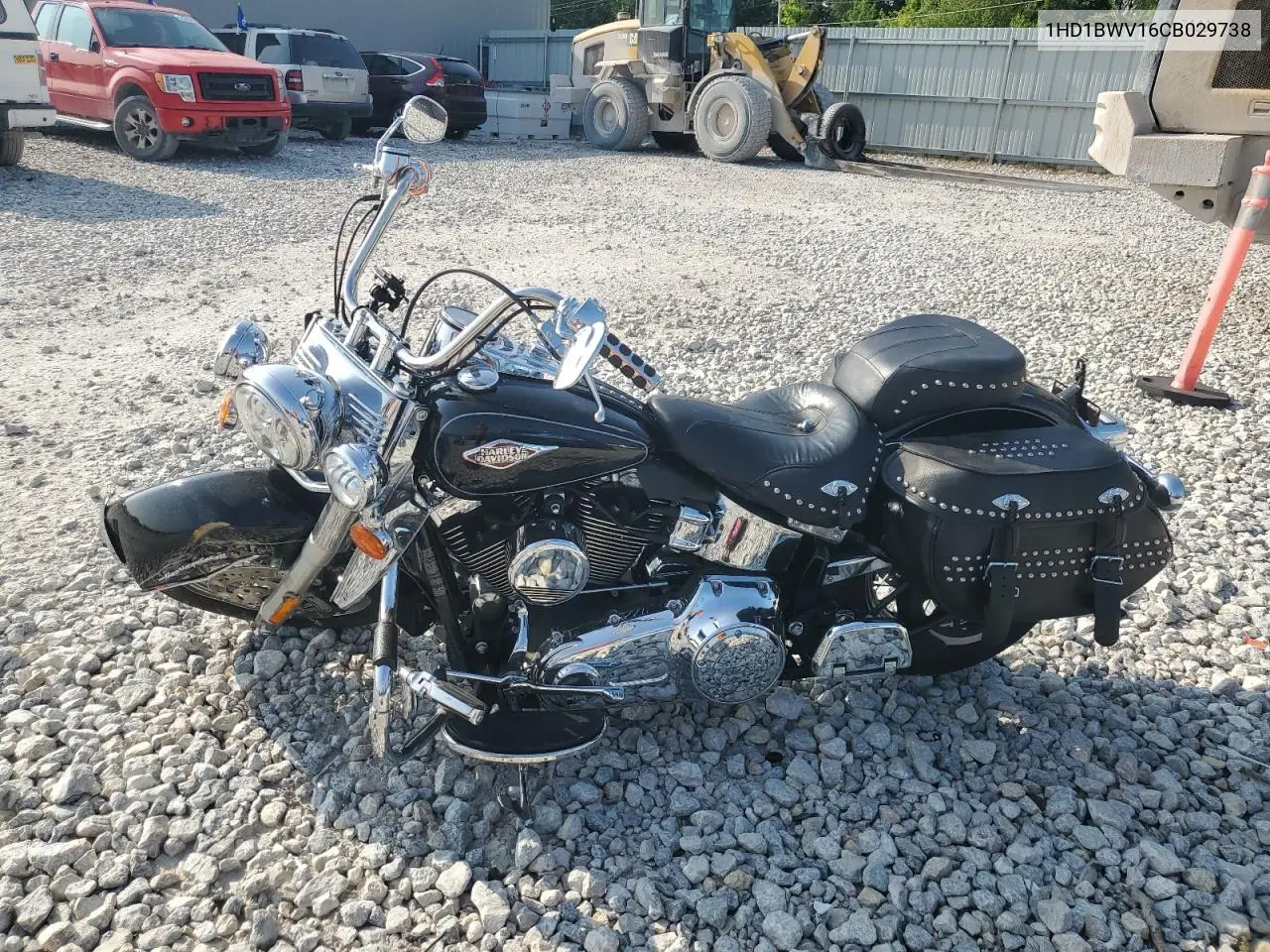 2012 Harley-Davidson Flstc Heritage Softail Classic VIN: 1HD1BWV16CB029738 Lot: 61100165