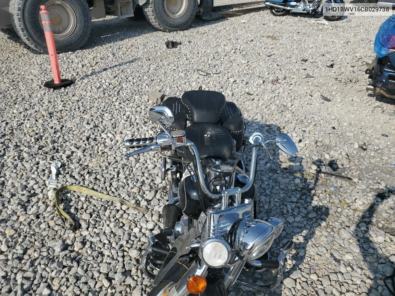 2012 Harley-Davidson Flstc Heritage Softail Classic VIN: 1HD1BWV16CB029738 Lot: 61100165