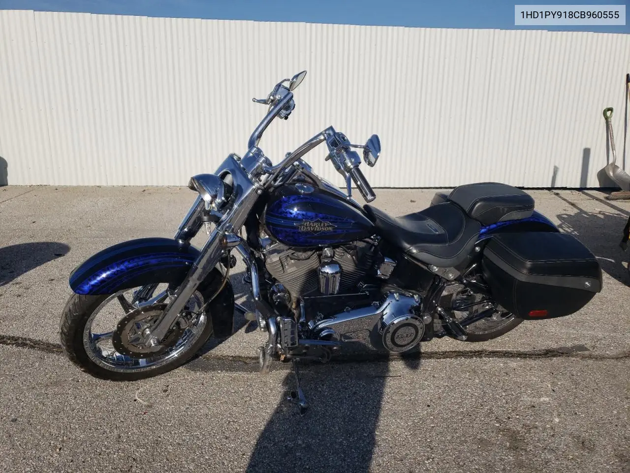 2012 Harley-Davidson Flstse3 Cvo Softail Convertible VIN: 1HD1PY918CB960555 Lot: 61949355
