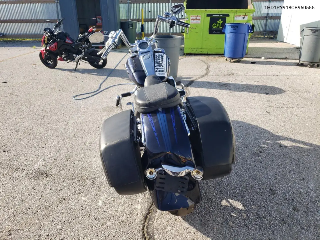 2012 Harley-Davidson Flstse3 Cvo Softail Convertible VIN: 1HD1PY918CB960555 Lot: 61949355