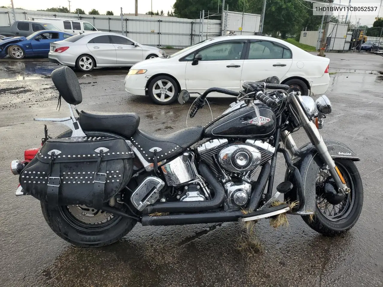 2012 Harley-Davidson Flstc Heritage Softail Classic VIN: 1HD1BWV11CB052537 Lot: 62607045