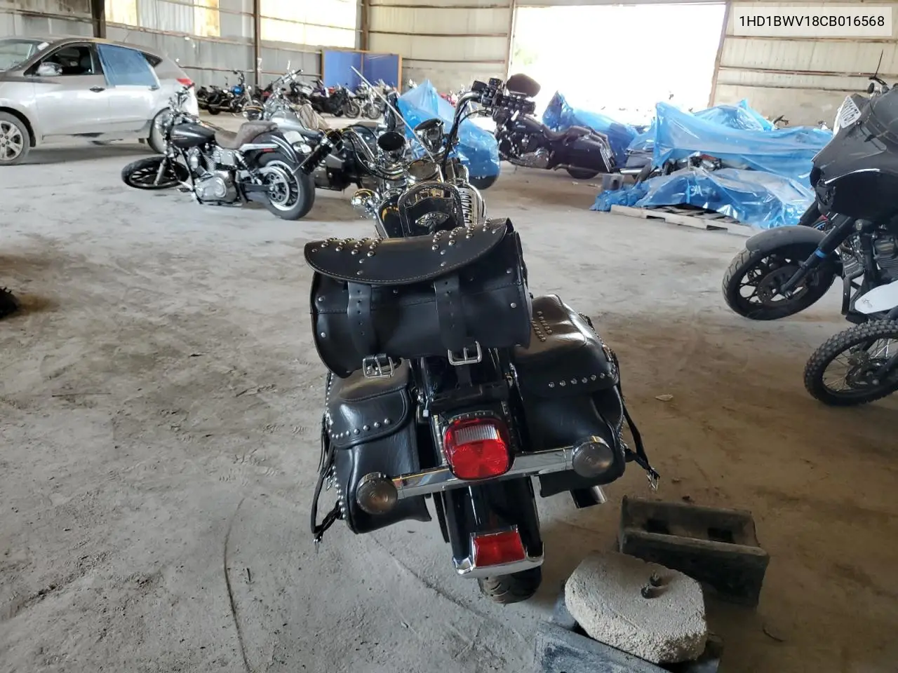 2012 Harley-Davidson Flstc Heritage Softail Classic VIN: 1HD1BWV18CB016568 Lot: 62645265