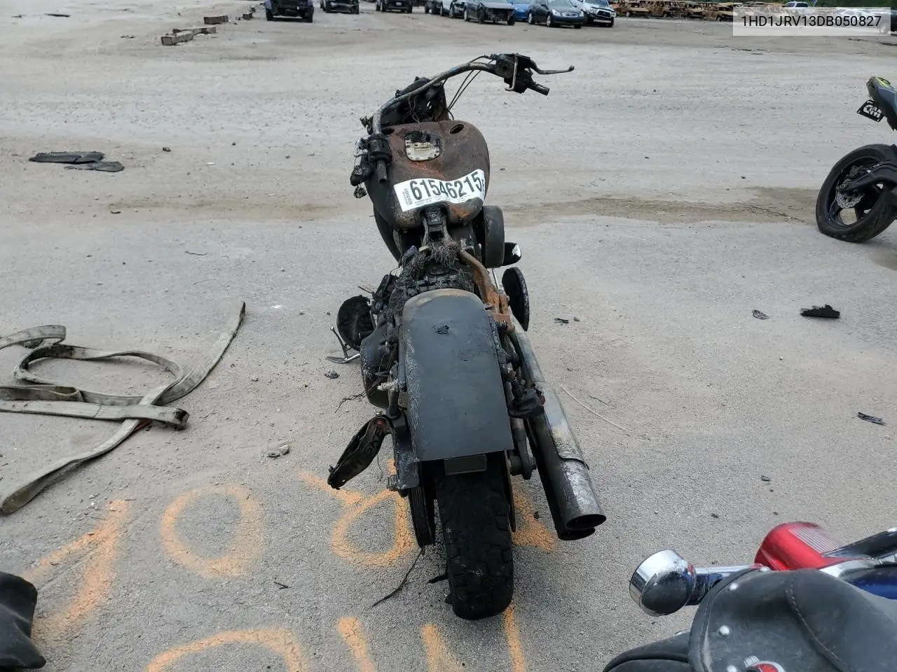 2013 Harley-Davidson Fls Softail Slim VIN: 1HD1JRV13DB050827 Lot: 61546215