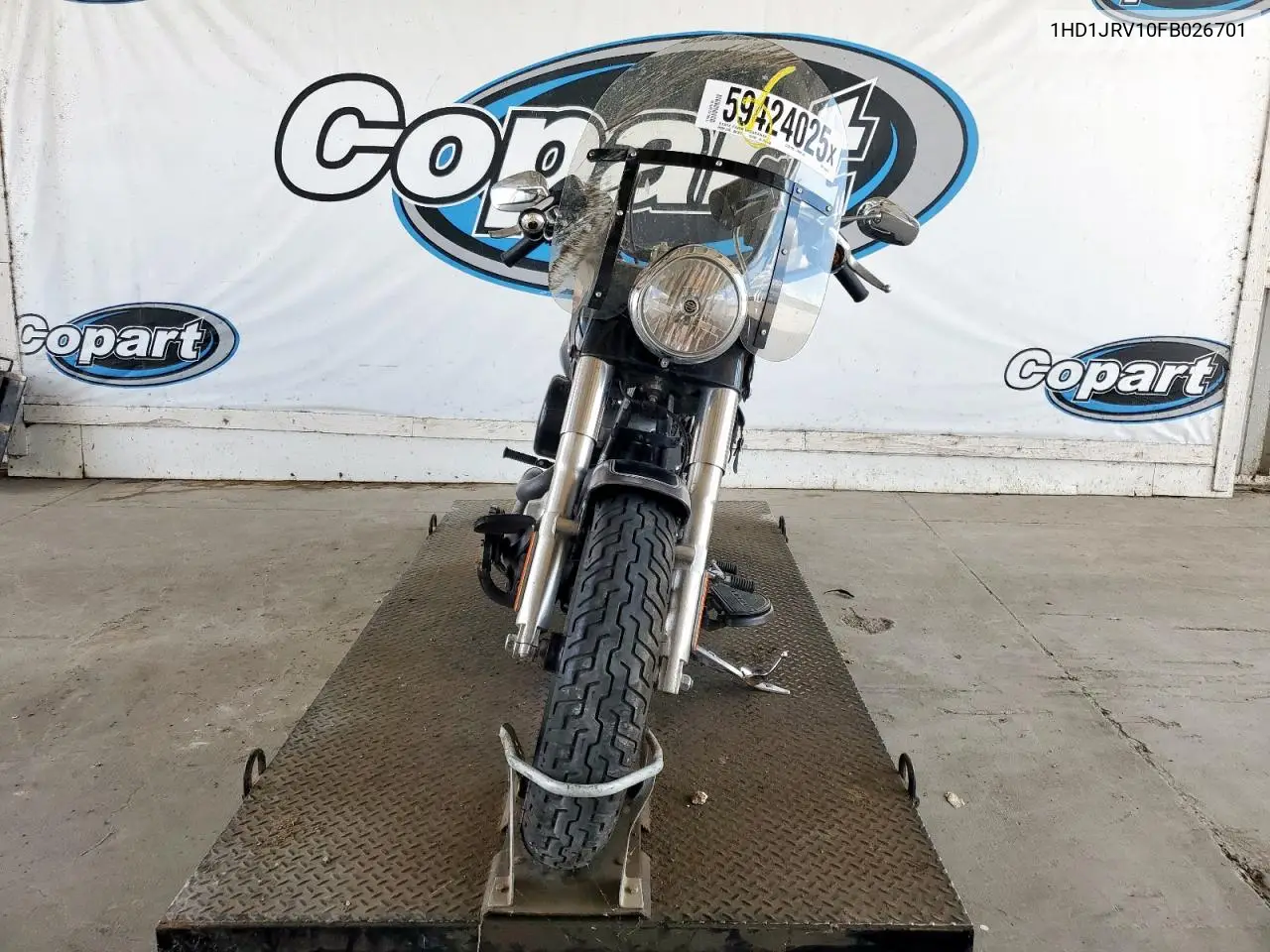 2015 Harley-Davidson Fls Softail Slim VIN: 1HD1JRV10FB026701 Lot: 59424025