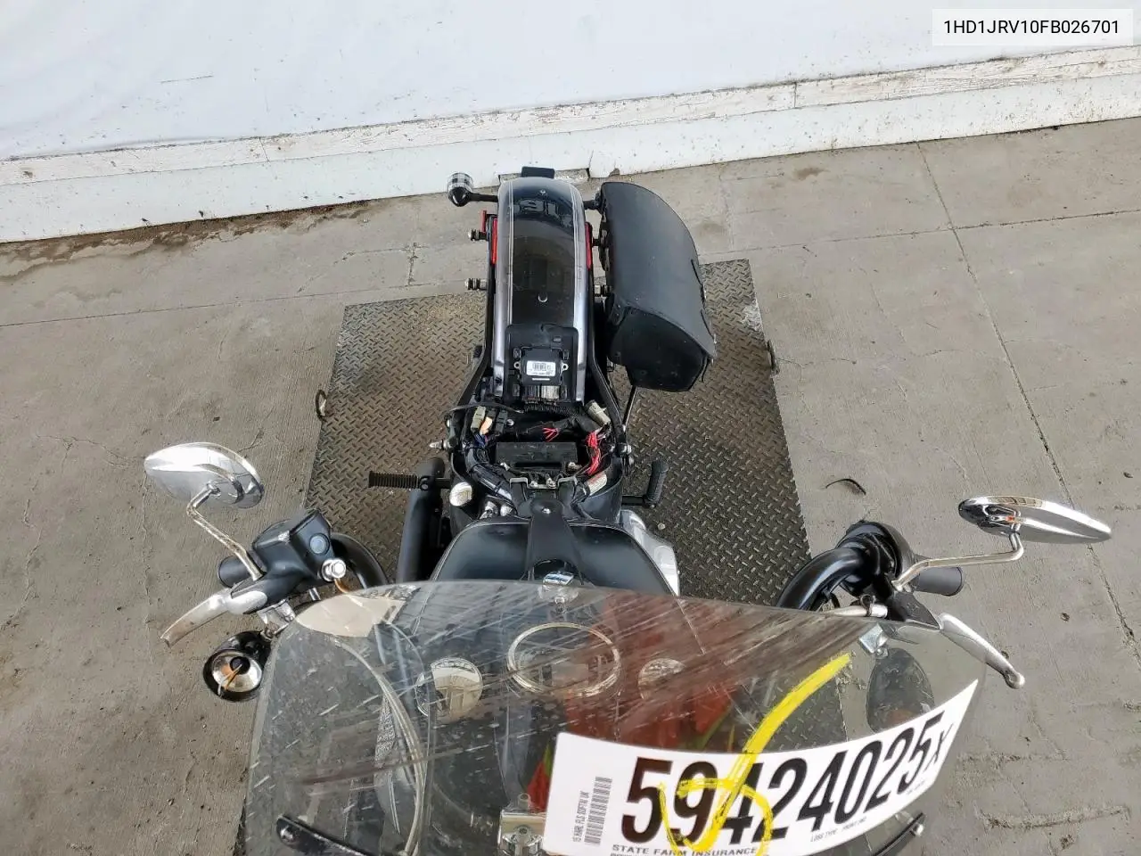 2015 Harley-Davidson Fls Softail Slim VIN: 1HD1JRV10FB026701 Lot: 59424025