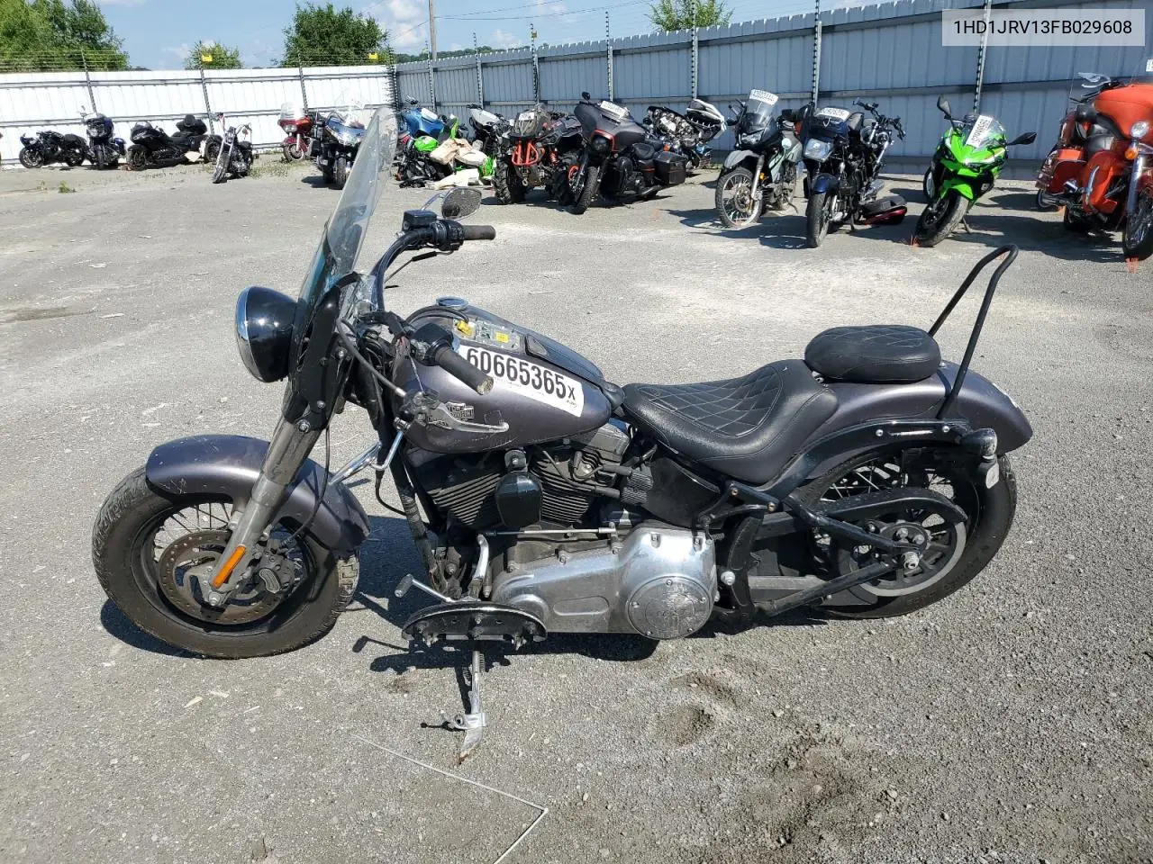 2015 Harley-Davidson Fls Softail Slim VIN: 1HD1JRV13FB029608 Lot: 60665365