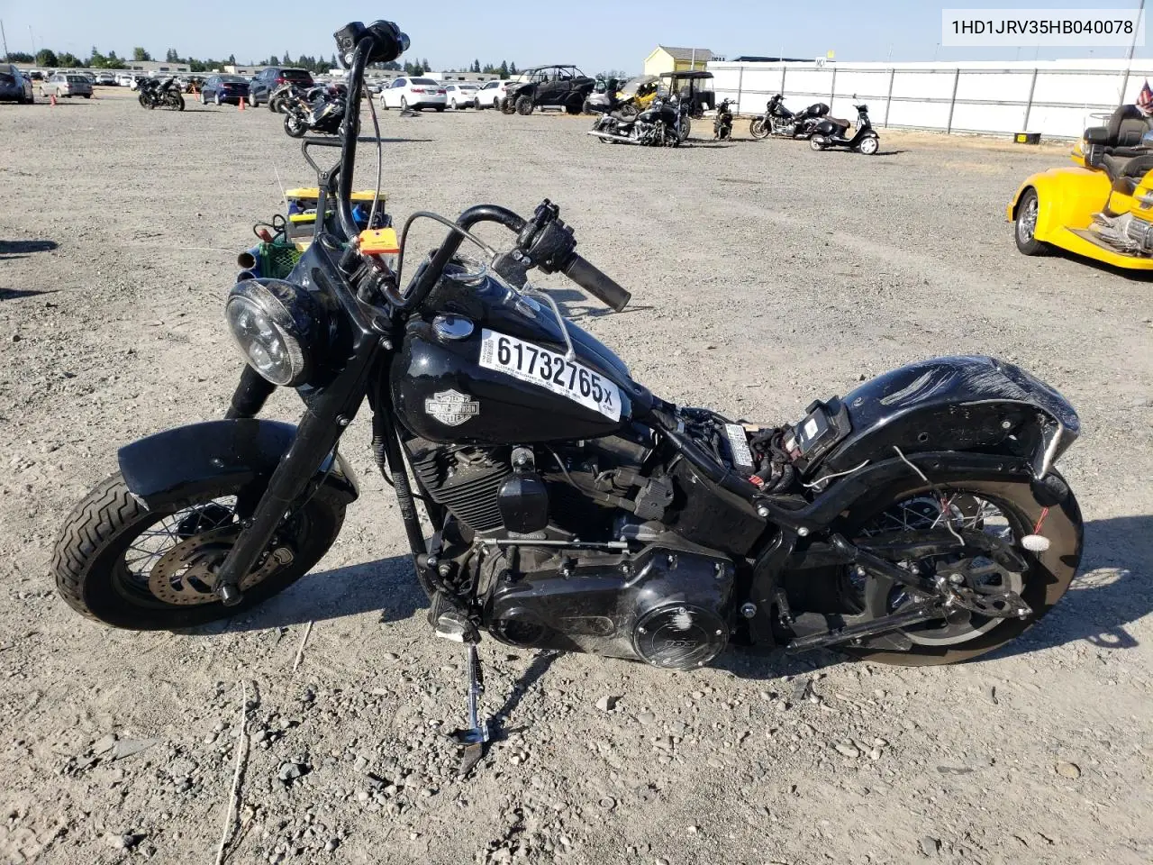 2017 Harley-Davidson Fls Softail Slim VIN: 1HD1JRV35HB040078 Lot: 61732765