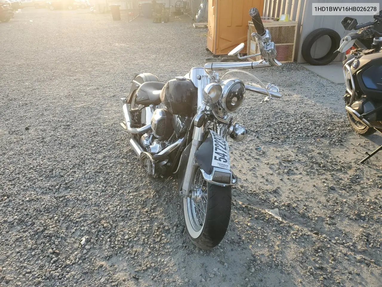 2017 Harley-Davidson Flstc Heritage Softail Classic VIN: 1HD1BWV16HB026278 Lot: 62978725