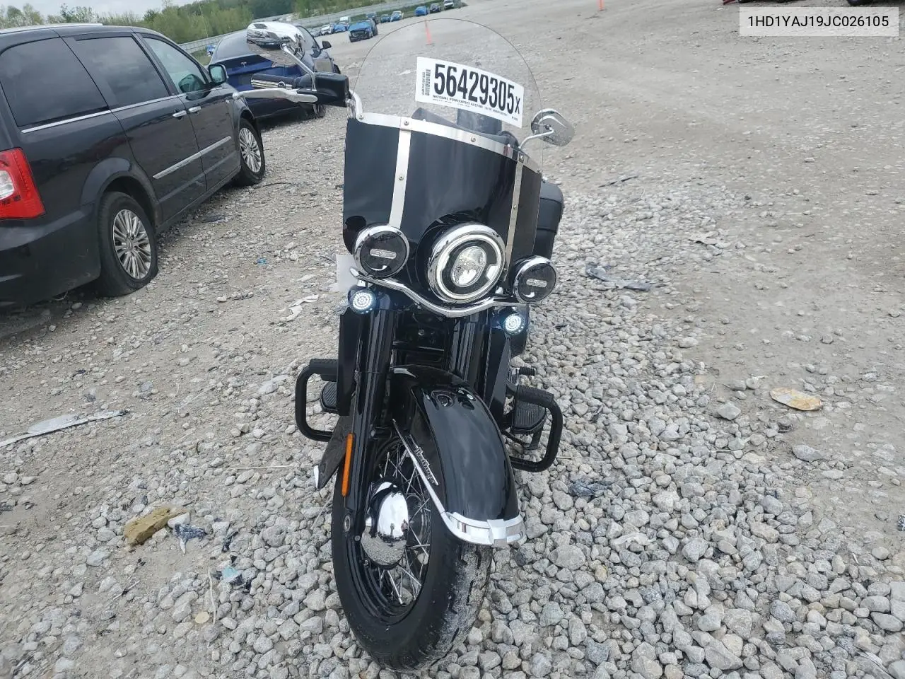 2018 Harley-Davidson Flhc Heritage Classic VIN: 1HD1YAJ19JC026105 Lot: 56429305