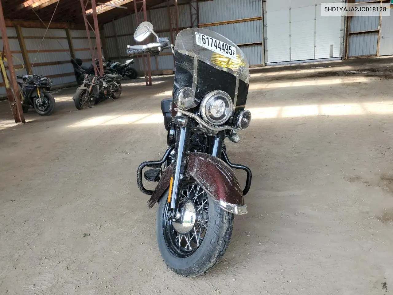 2018 Harley-Davidson Flhc Heritage Classic VIN: 5HD1YAJA2JC018128 Lot: 61744495