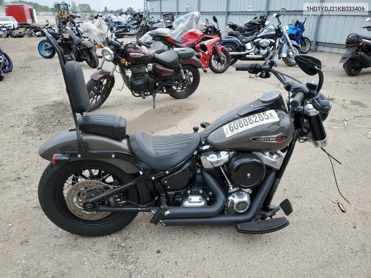 2019 Harley-Davidson Flsl VIN: 1HD1YDJ21KB033406 Lot: 60888285