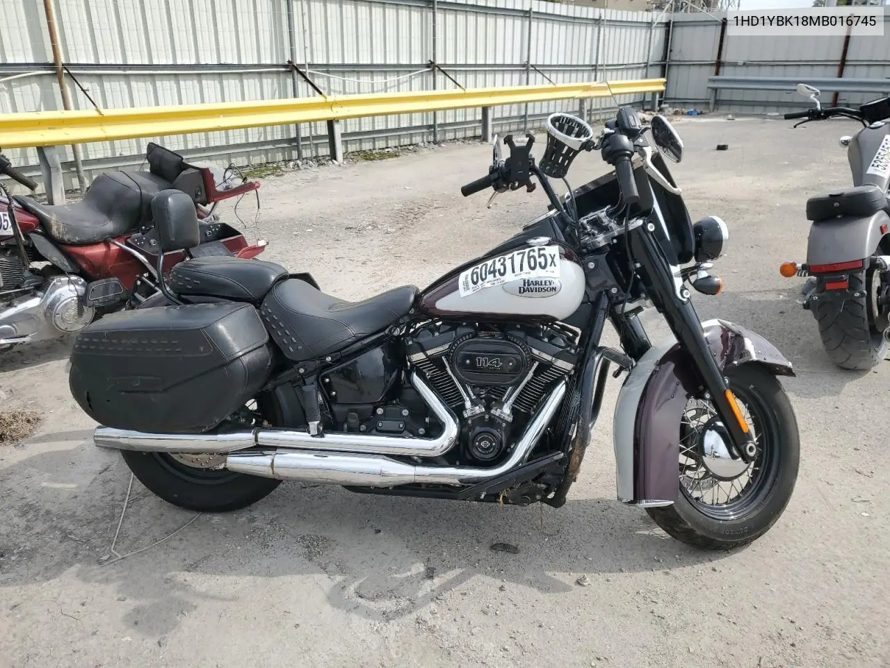 2021 Harley-Davidson Flhcs VIN: 1HD1YBK18MB016745 Lot: 60431765