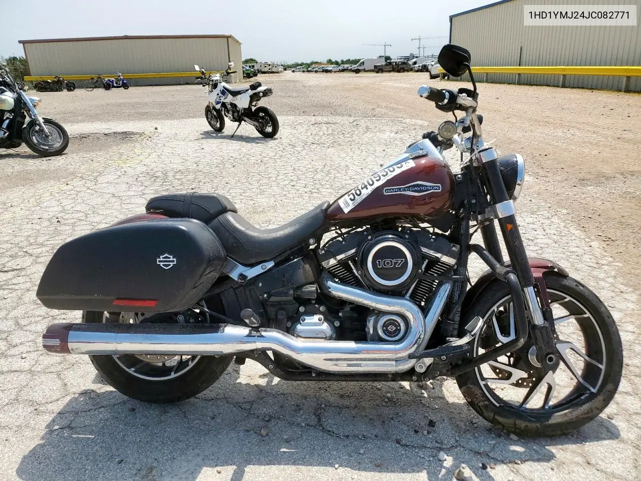 2018 Harley-Davidson Flsb Sport Glide VIN: 1HD1YMJ24JC082771 Lot: 58409305