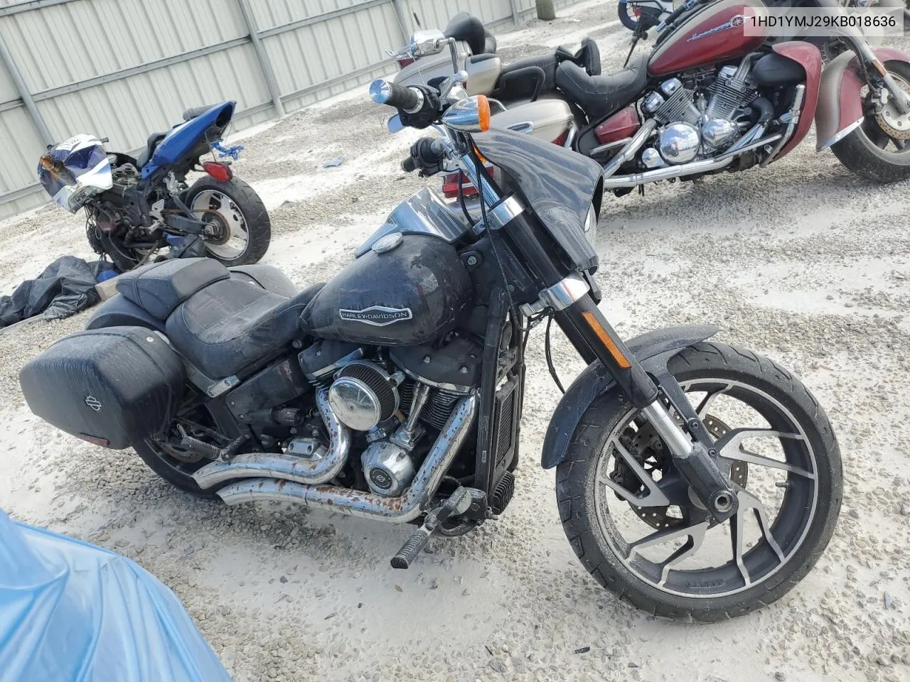 2019 Harley-Davidson Flsb VIN: 1HD1YMJ29KB018636 Lot: 75474894
