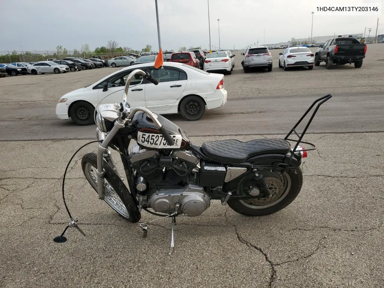 1996 Harley-Davidson Xl883 VIN: 1HD4CAM13TY203146 Lot: 54527585