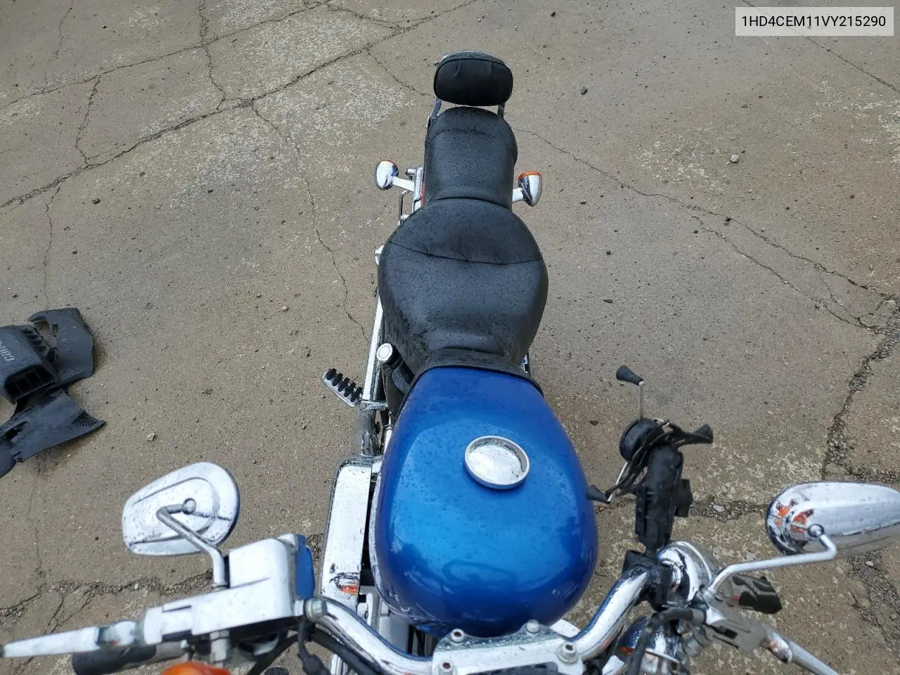 1997 Harley-Davidson Xl883 Hugger VIN: 1HD4CEM11VY215290 Lot: 60394925