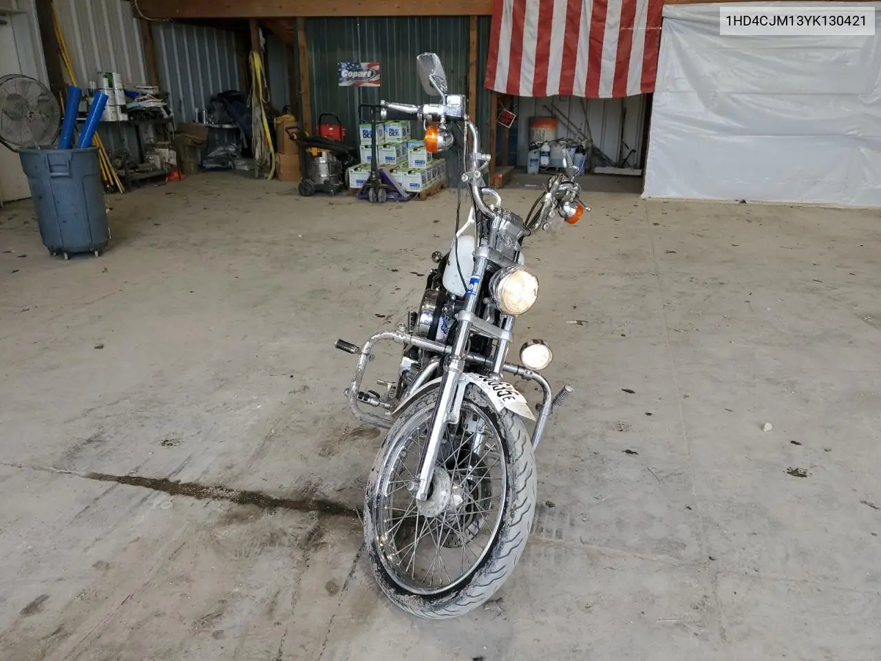 2000 Harley-Davidson Xl883 C VIN: 1HD4CJM13YK130421 Lot: 54138635