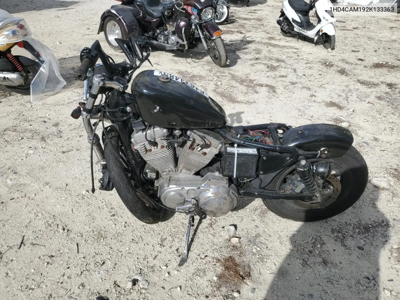 2002 Harley-Davidson Xl883 VIN: 1HD4CAM192K133363 Lot: 51614485