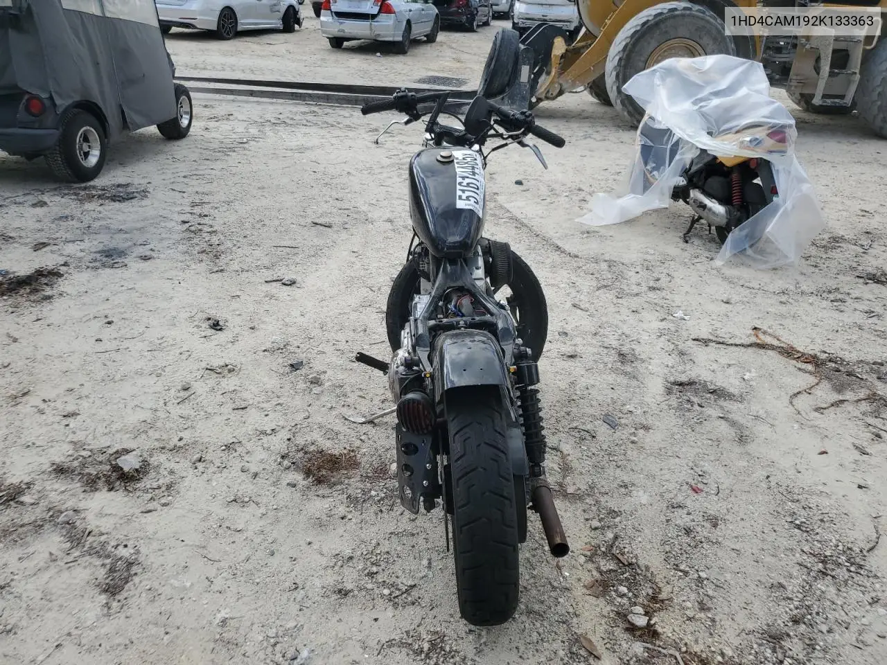 2002 Harley-Davidson Xl883 VIN: 1HD4CAM192K133363 Lot: 51614485