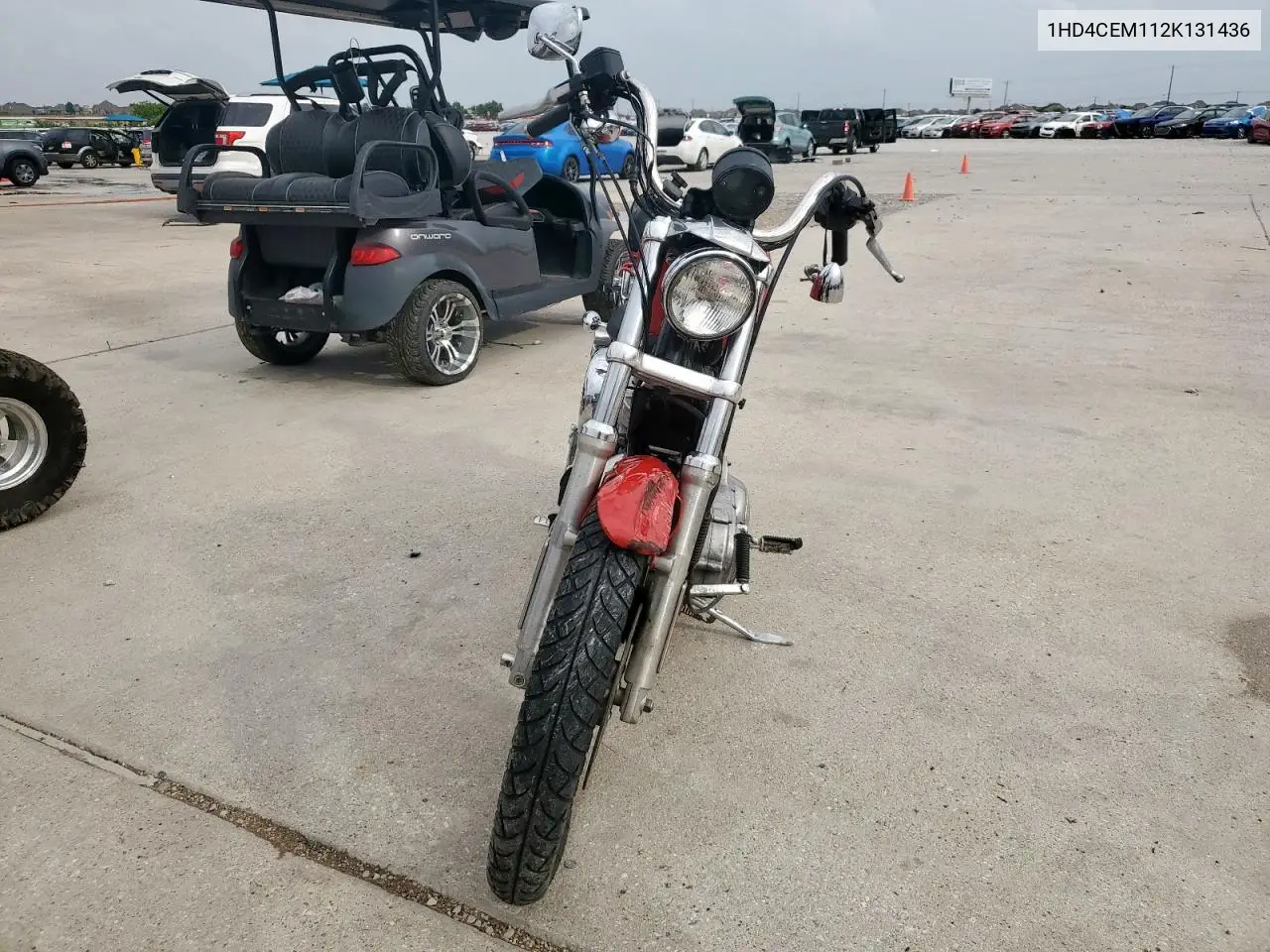 2002 Harley-Davidson Xl883 Hugger VIN: 1HD4CEM112K131436 Lot: 63373995