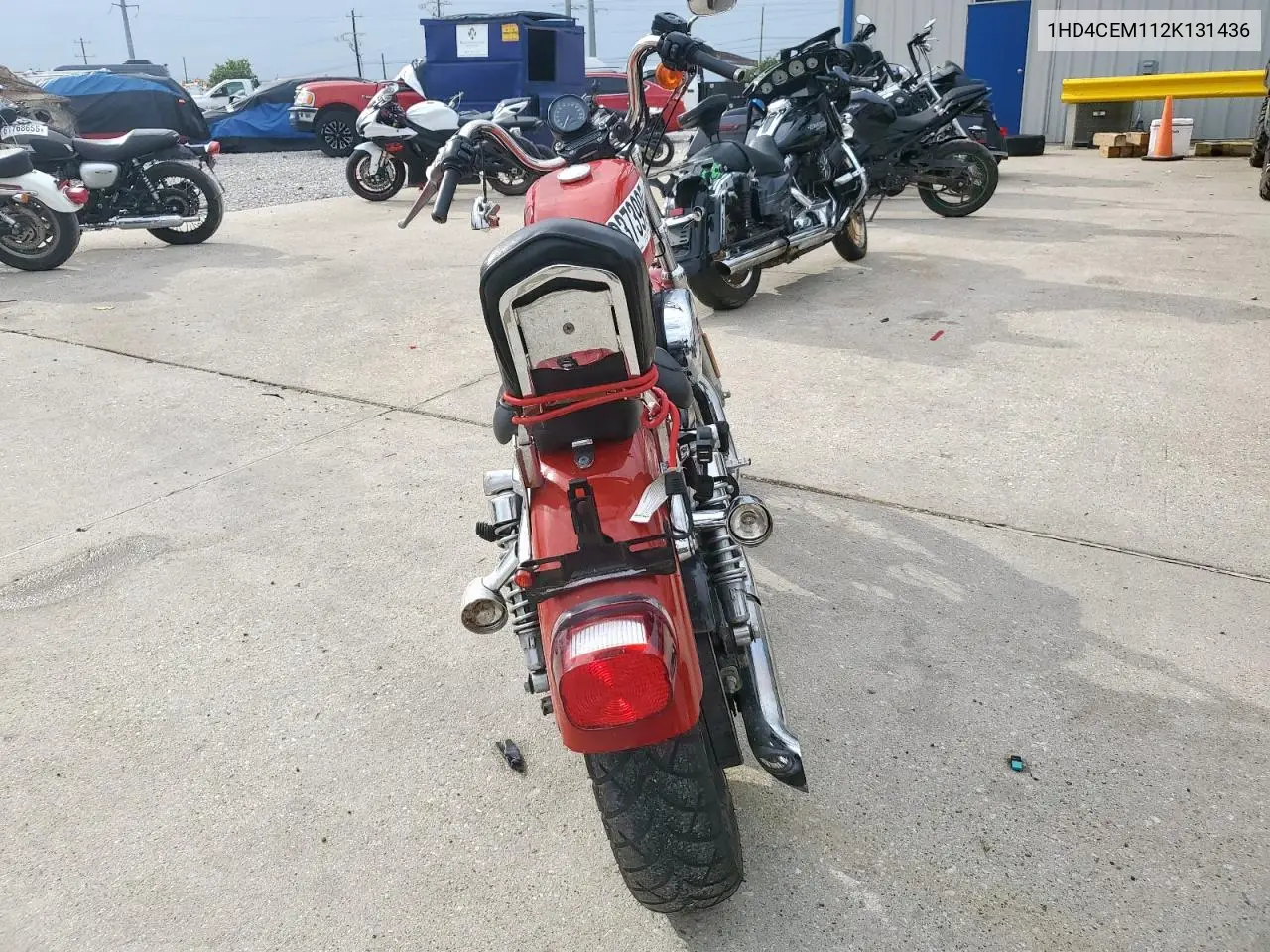2002 Harley-Davidson Xl883 Hugger VIN: 1HD4CEM112K131436 Lot: 63373995