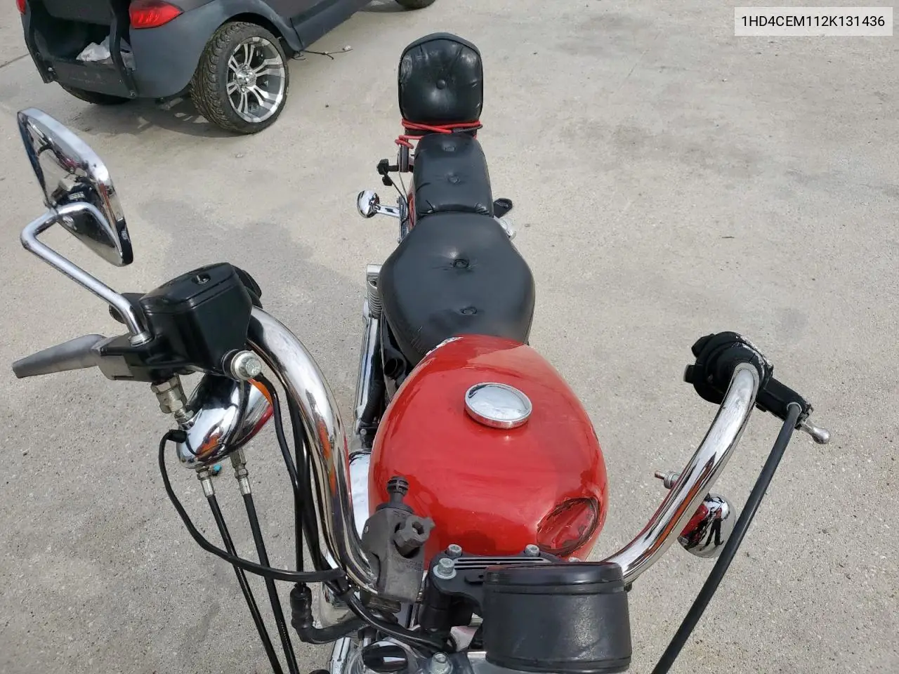 2002 Harley-Davidson Xl883 Hugger VIN: 1HD4CEM112K131436 Lot: 63373995