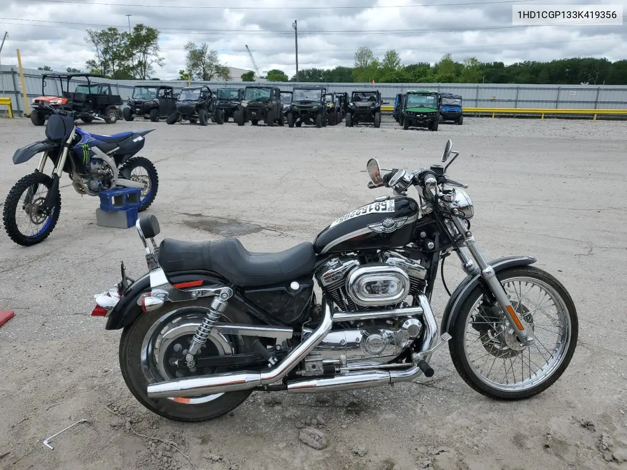 2003 Harley-Davidson Xl1200 C VIN: 1HD1CGP133K419356 Lot: 58152295