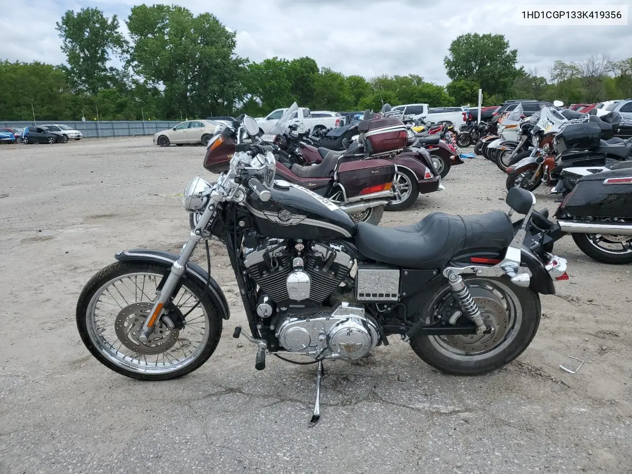 2003 Harley-Davidson Xl1200 C VIN: 1HD1CGP133K419356 Lot: 58152295