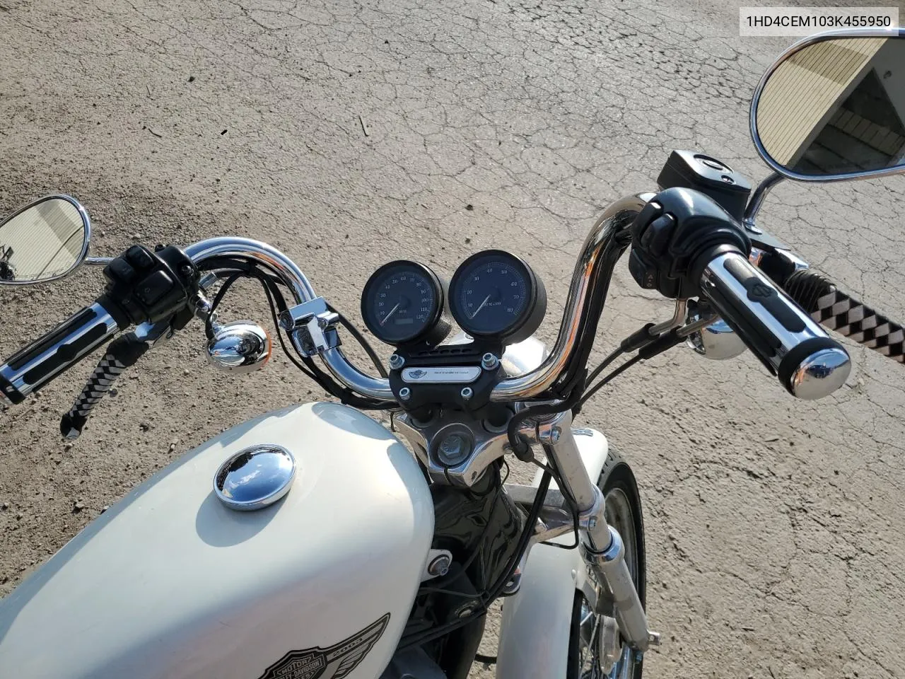 2003 Harley-Davidson Xl883 Hugger VIN: 1HD4CEM103K455950 Lot: 69196543
