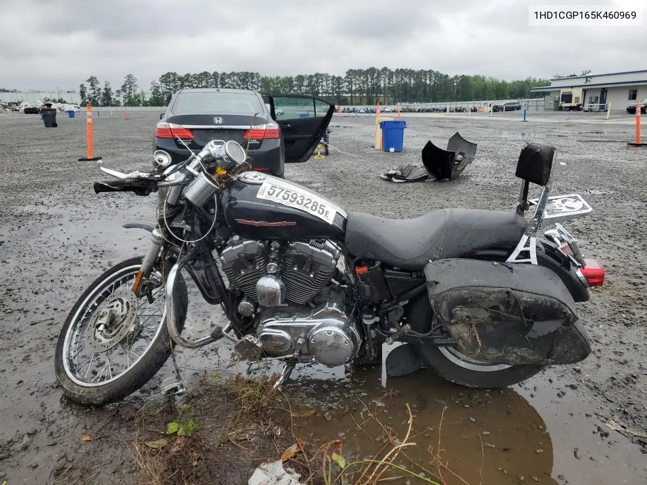 2005 Harley-Davidson Xl1200 C VIN: 1HD1CGP165K460969 Lot: 57593285