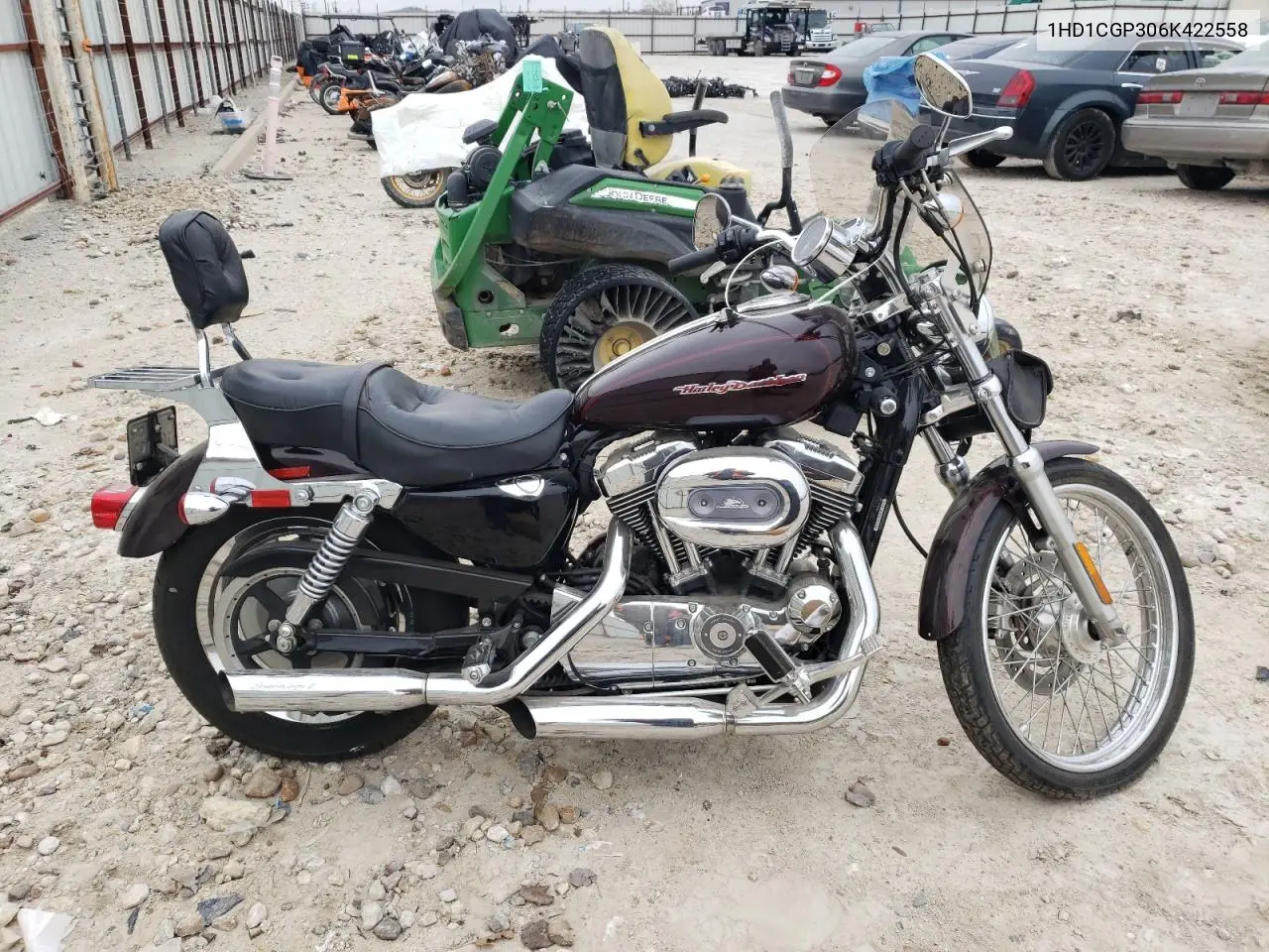 2006 Harley-Davidson Xl1200 C VIN: 1HD1CGP306K422558 Lot: 44702175