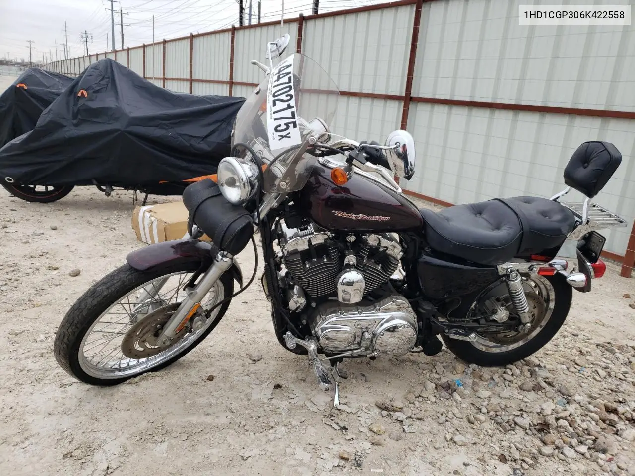 2006 Harley-Davidson Xl1200 C VIN: 1HD1CGP306K422558 Lot: 44702175