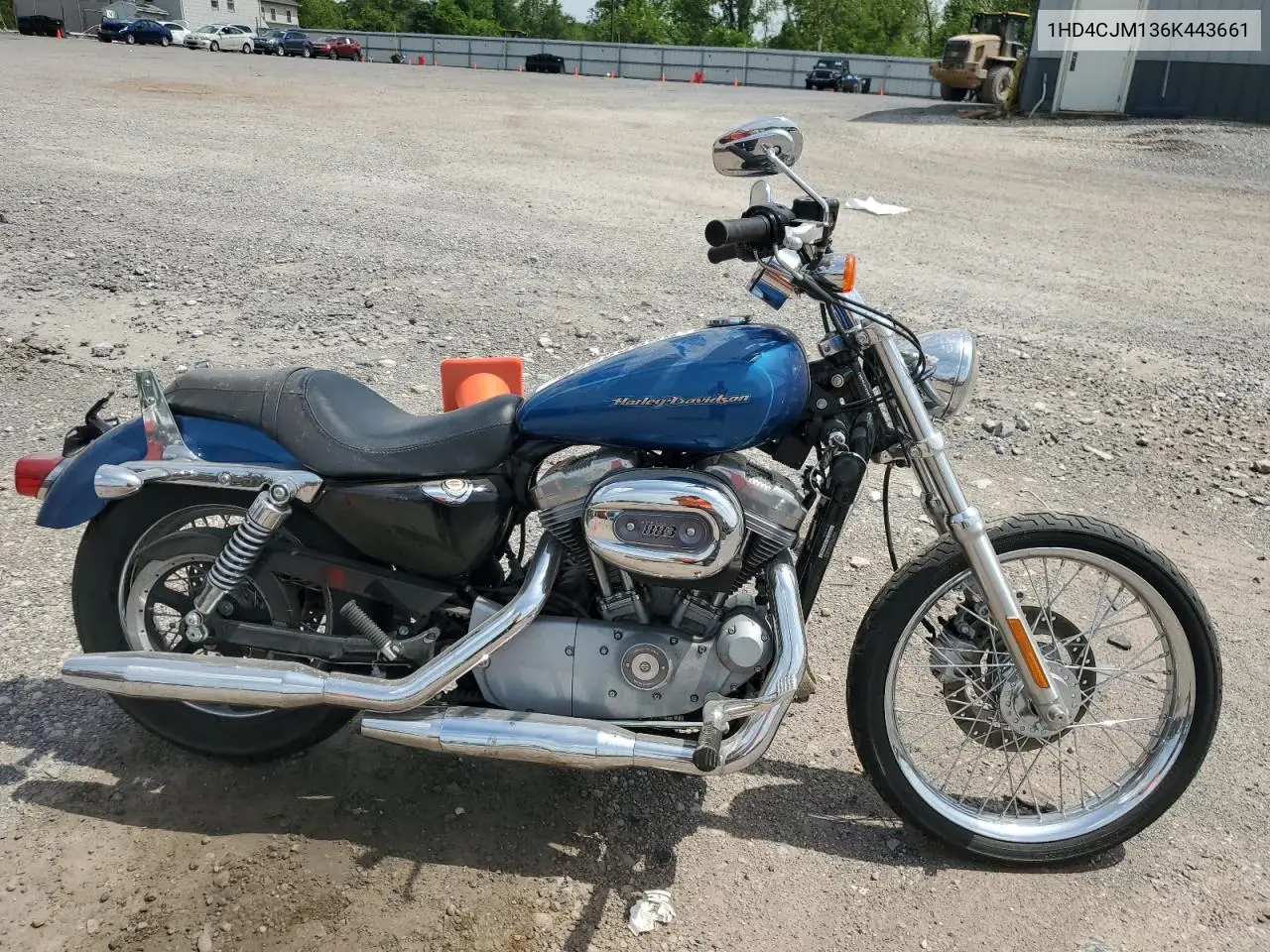 2006 Harley-Davidson Xl883 C VIN: 1HD4CJM136K443661 Lot: 55588695