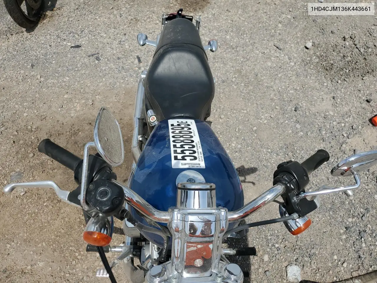 2006 Harley-Davidson Xl883 C VIN: 1HD4CJM136K443661 Lot: 55588695