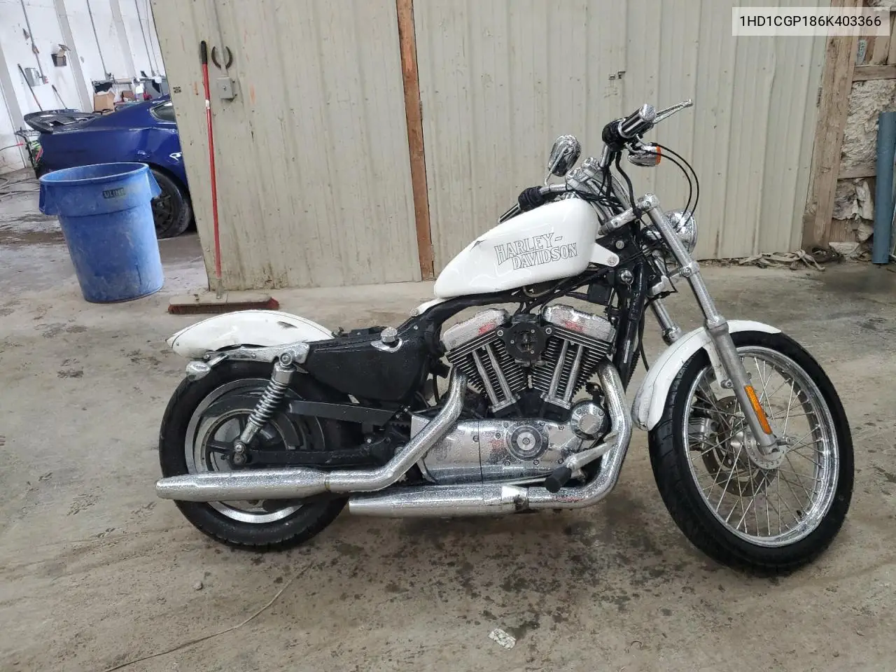 2006 Harley-Davidson Xl1200 C VIN: 1HD1CGP186K403366 Lot: 56539255