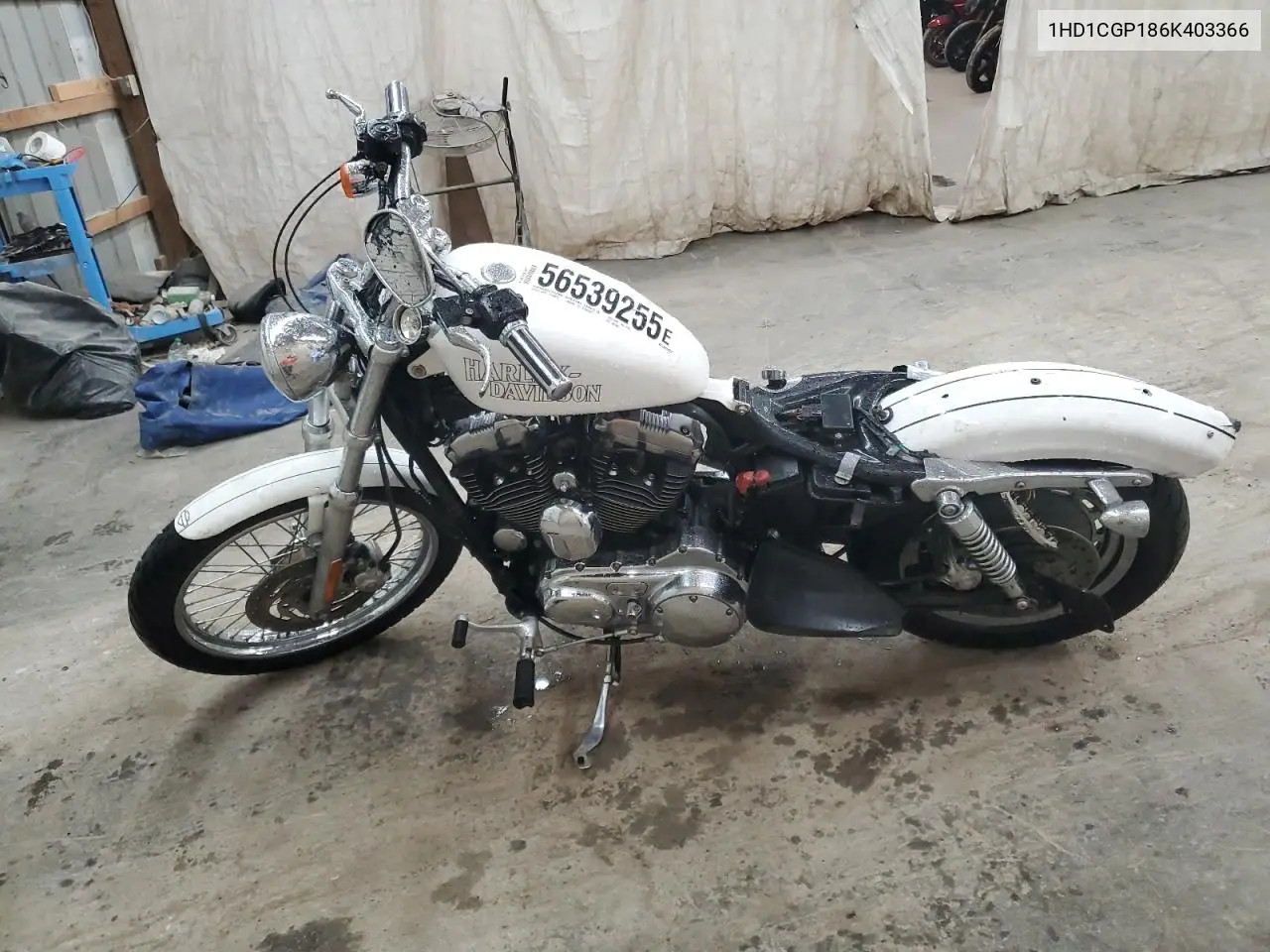 2006 Harley-Davidson Xl1200 C VIN: 1HD1CGP186K403366 Lot: 56539255